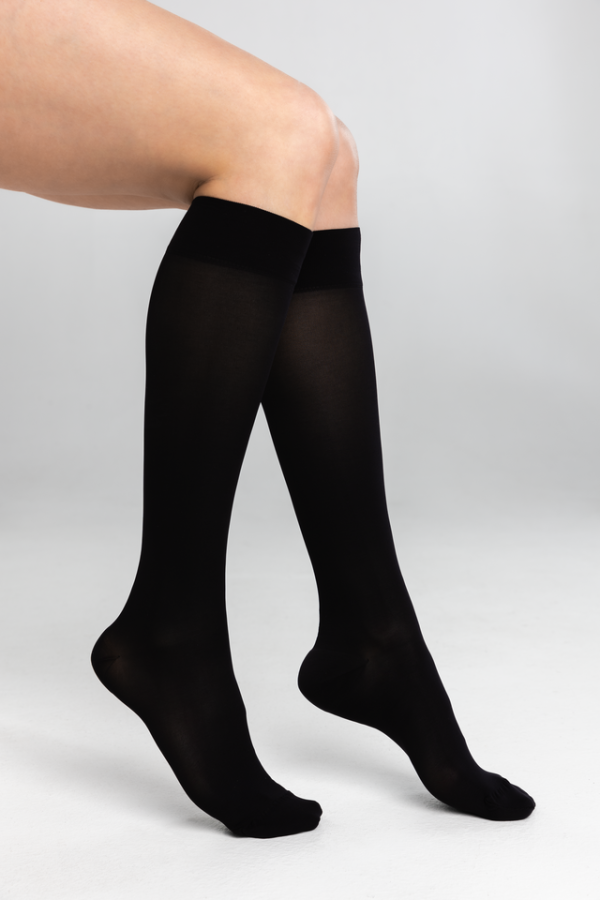 Kompresinės storos kojinės iki kelių