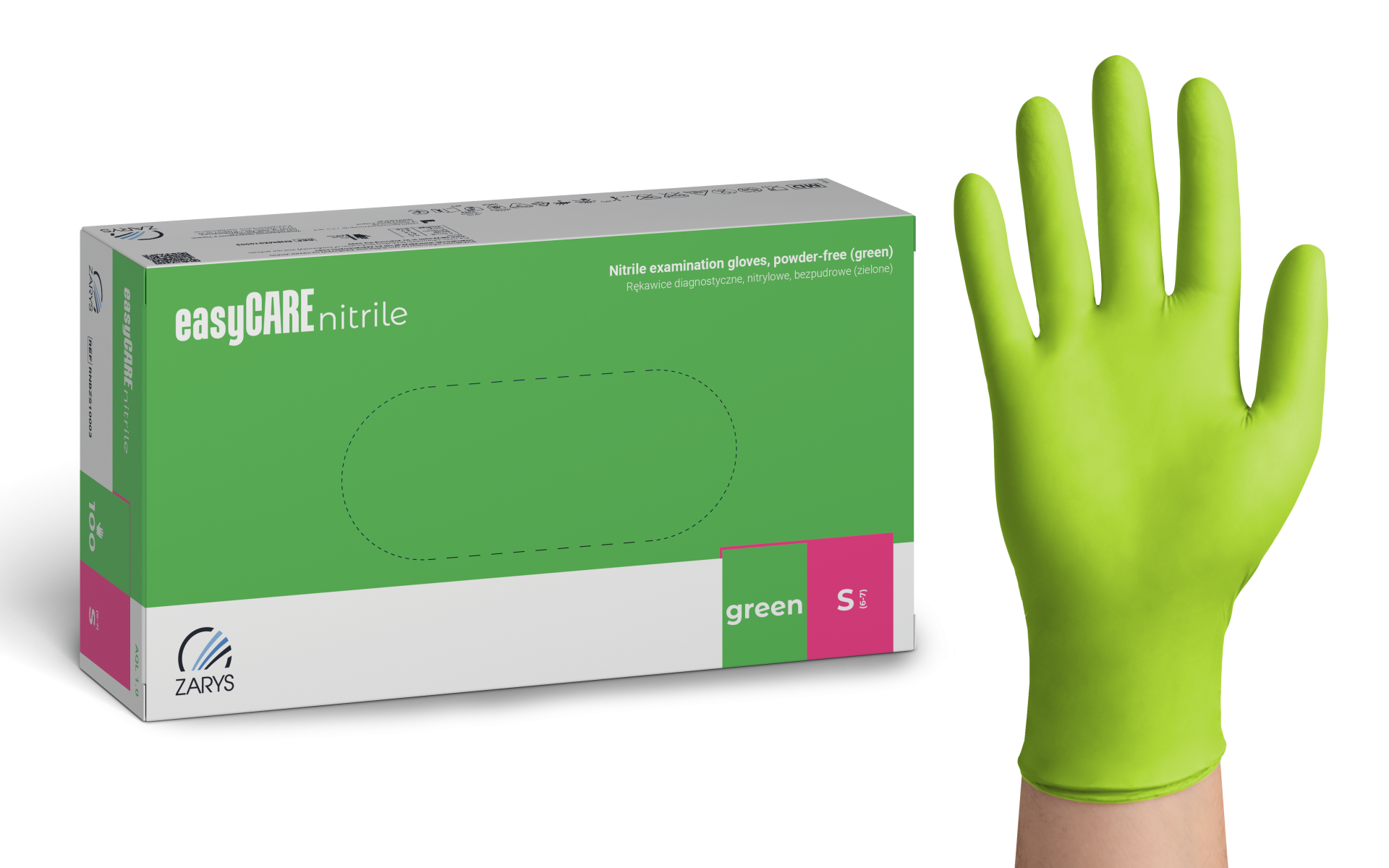 Diagnostinės pirštinės „easyCARE“ nitrilo
