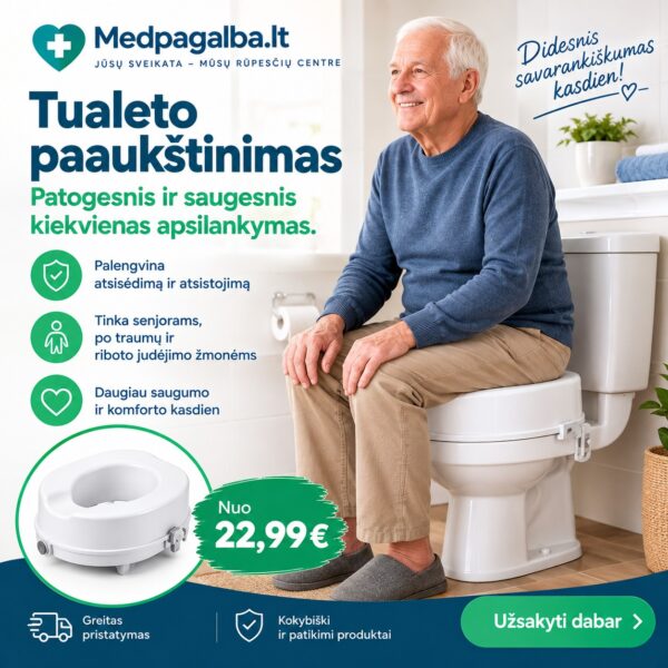 Tualeto paaukštinimas