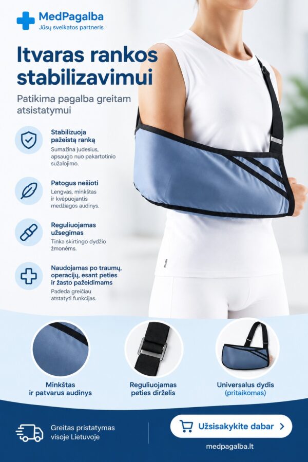 Įtvaras rankos stabilizavimui